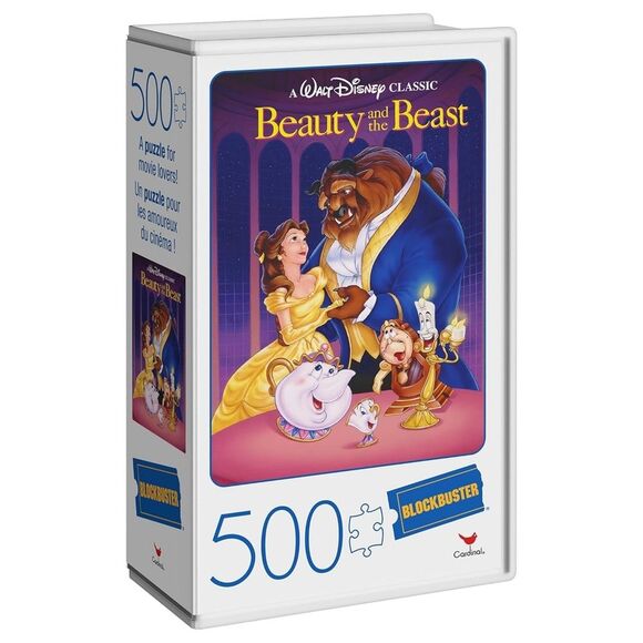 Blockbuster VHS Style Disney Beauty and the Beast Puzzle BRAND NEW Belle - Picture 4 of 9